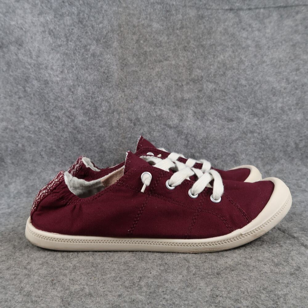 Madden NYC Shoes Womens 8.5 Casual Sneakers Cruiser Slip On Lace Up Flat Comfort